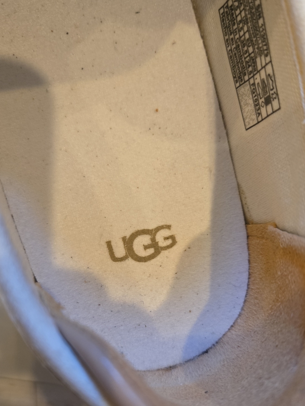 UGG White Slip-On Loafers - Picture 5 of 12